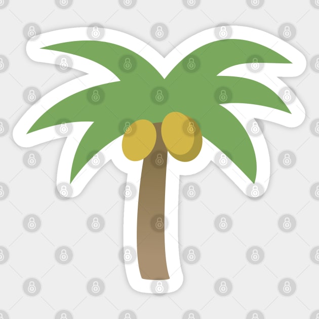 Yuzaki Nasa (Tonikaku Kawaii) Palm Tree Sticker by Kamishirts